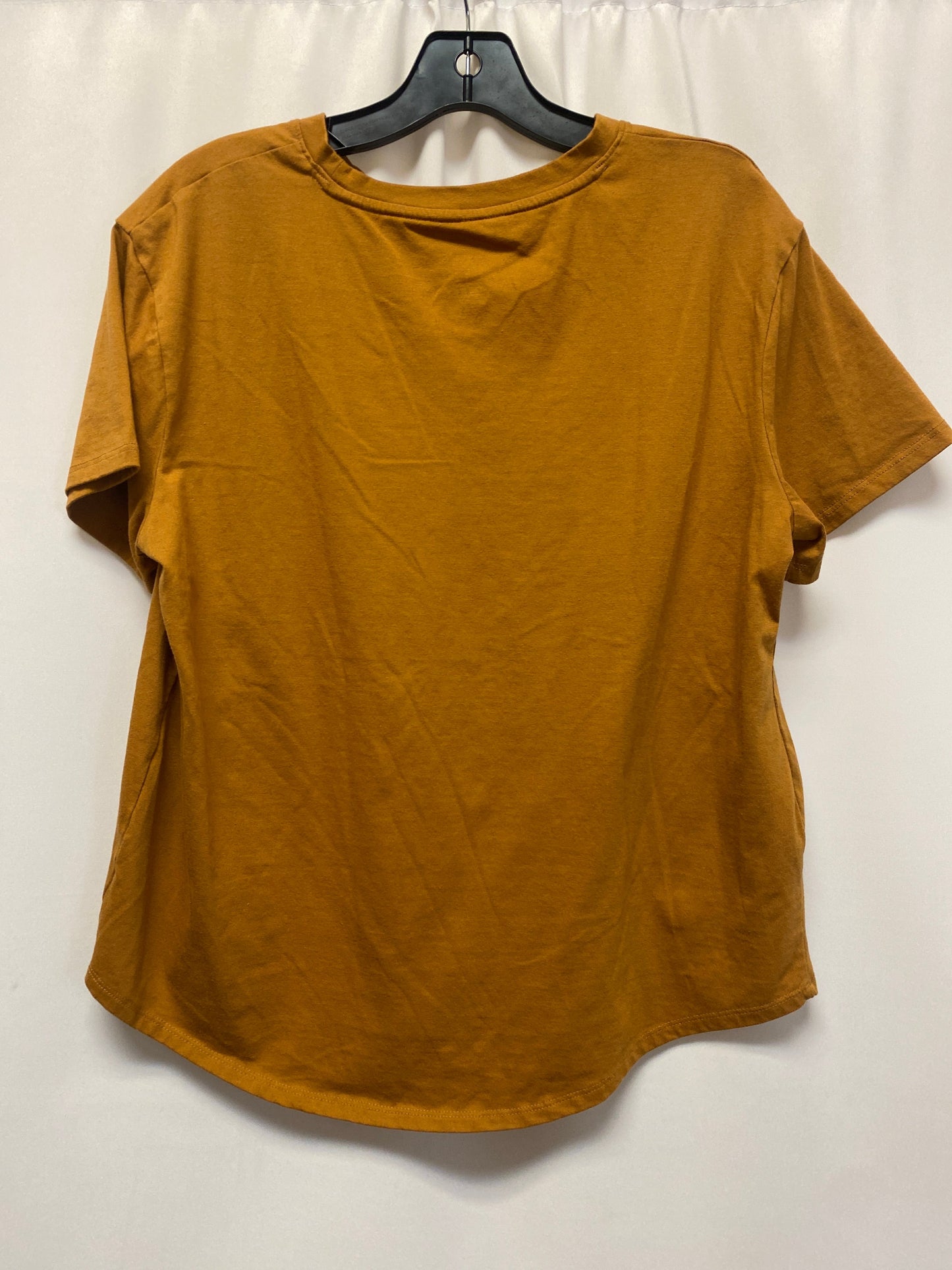 Brown Top Short Sleeve Sonoma, Size L