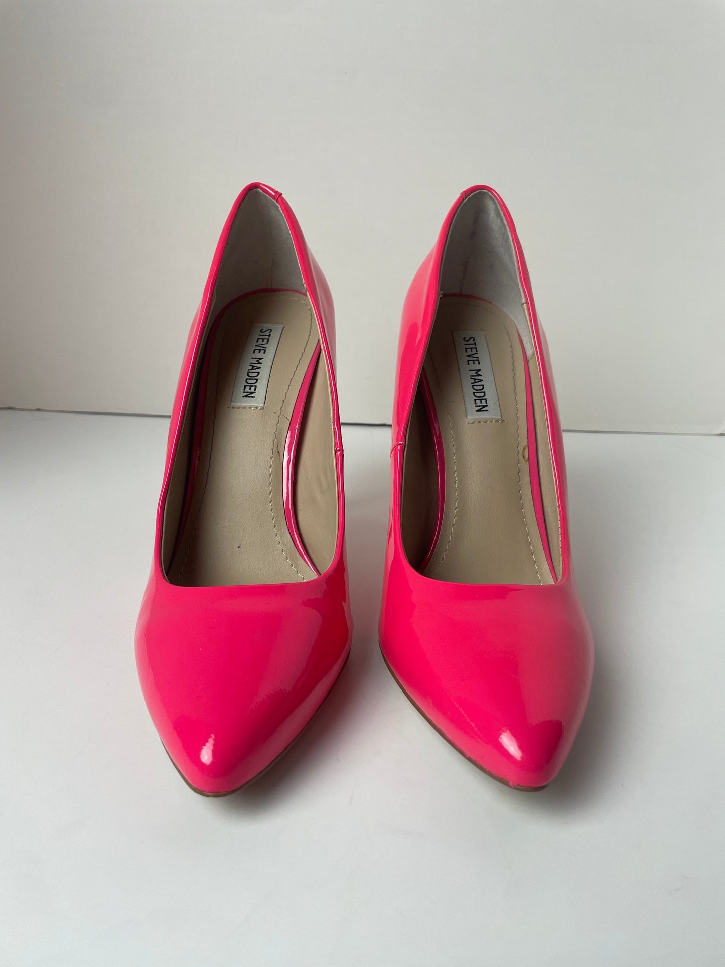 Pink Shoes Heels Stiletto Steve Madden, Size 9.5