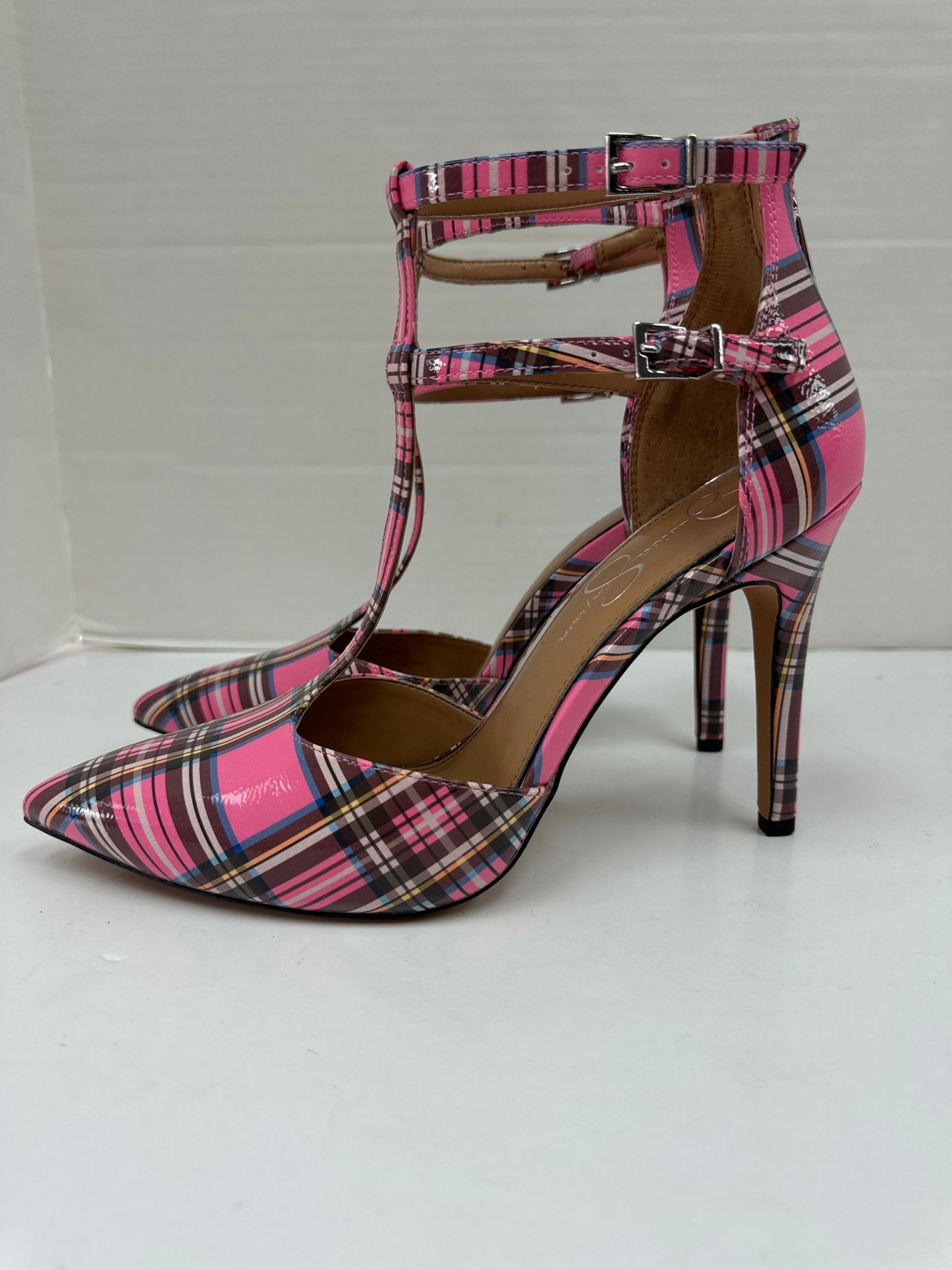 Pink Shoes Heels Stiletto Jessica Simpson, Size 10