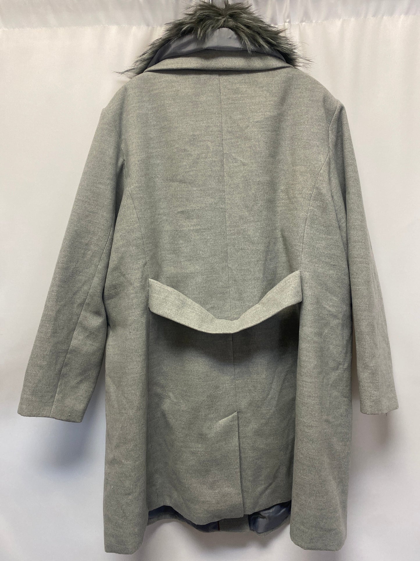 Grey Coat Peacoat Ashley Stewart, Size 3x
