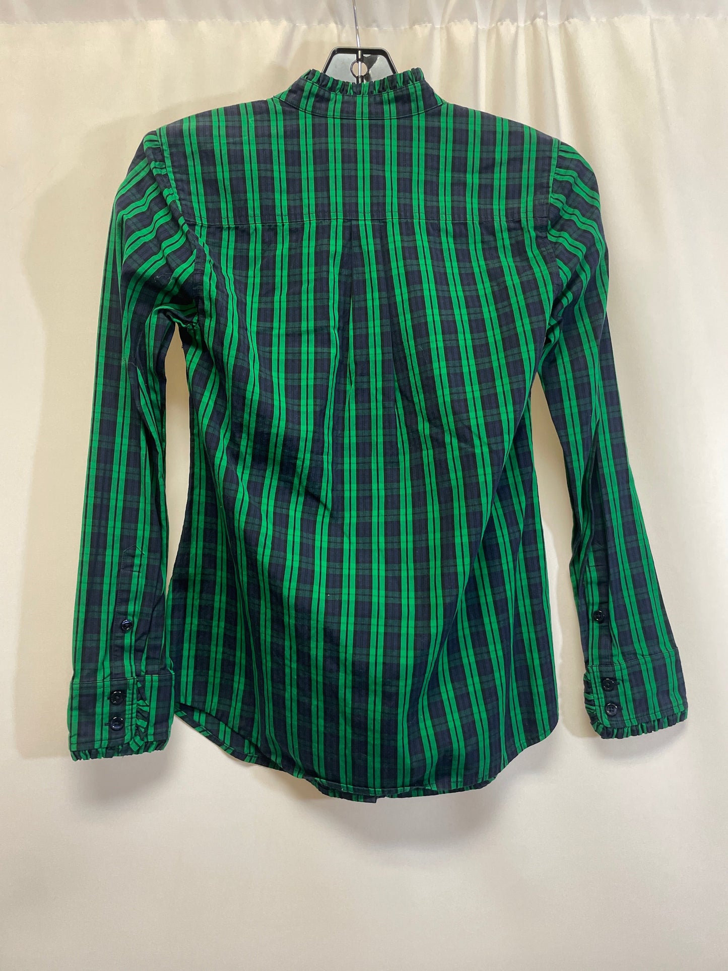 Blue & Green Top Long Sleeve Vineyard Vines, Size Xs