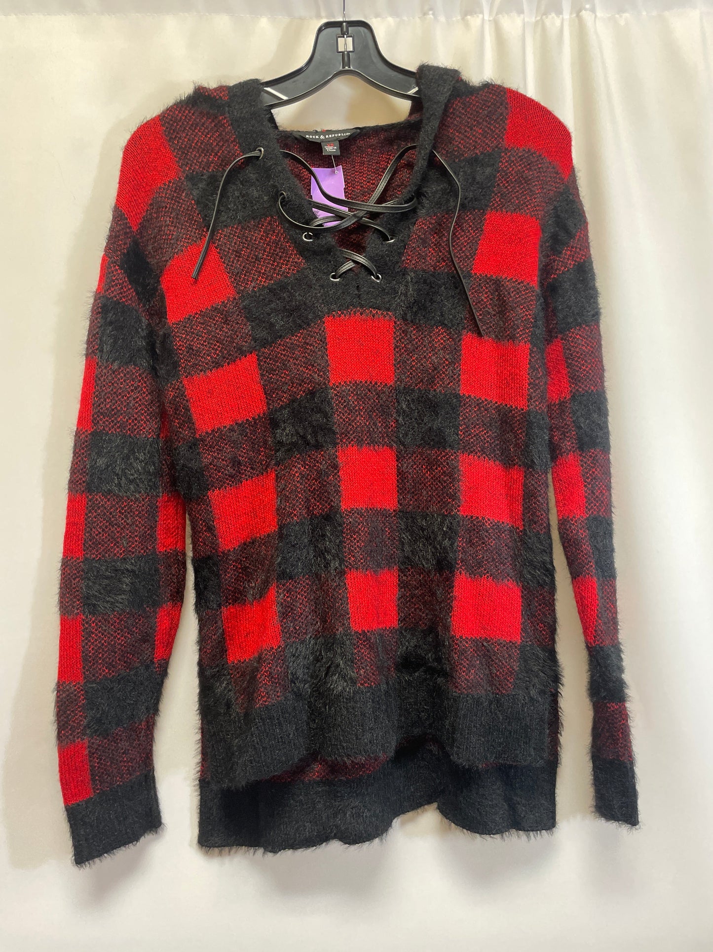 Black & Red Sweater Rock And Republic, Size Xs