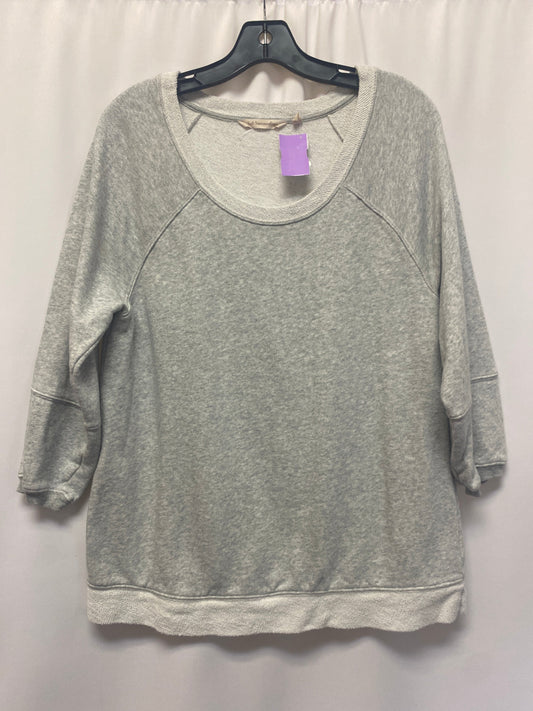 Grey Top Long Sleeve Soft Surroundings, Size S