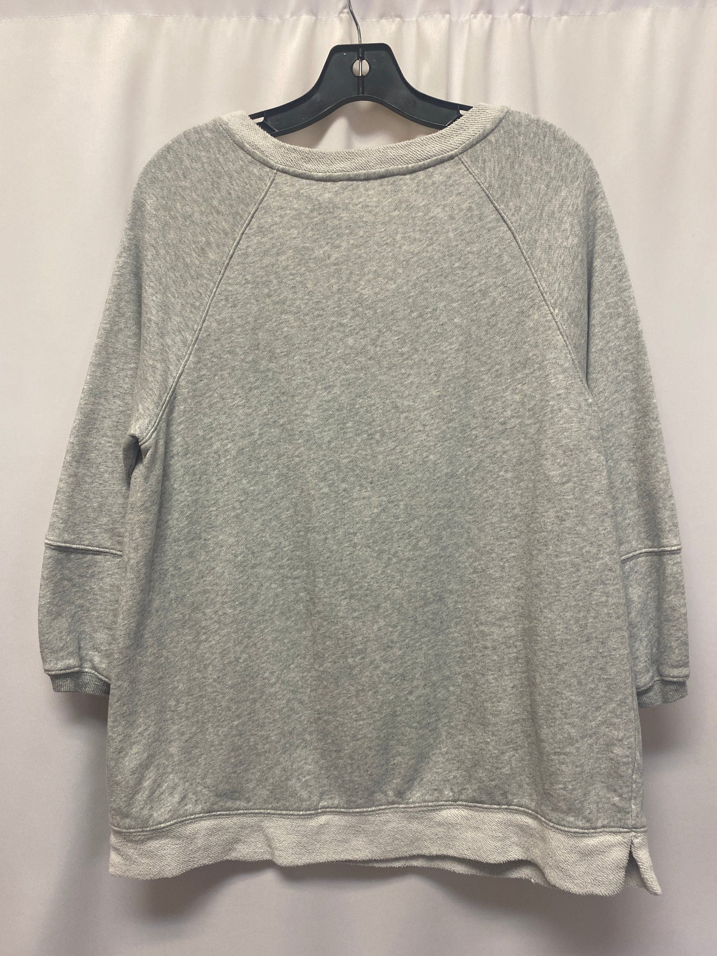 Grey Top Long Sleeve Soft Surroundings, Size S