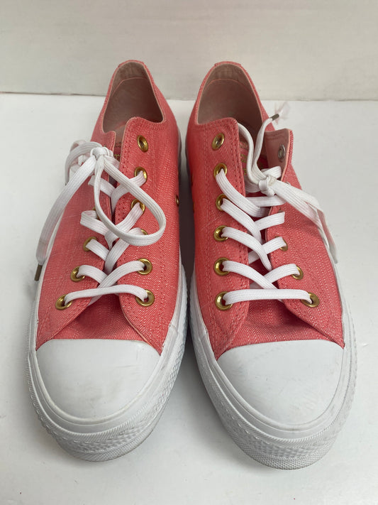 Coral Shoes Sneakers Converse, Size 9.5