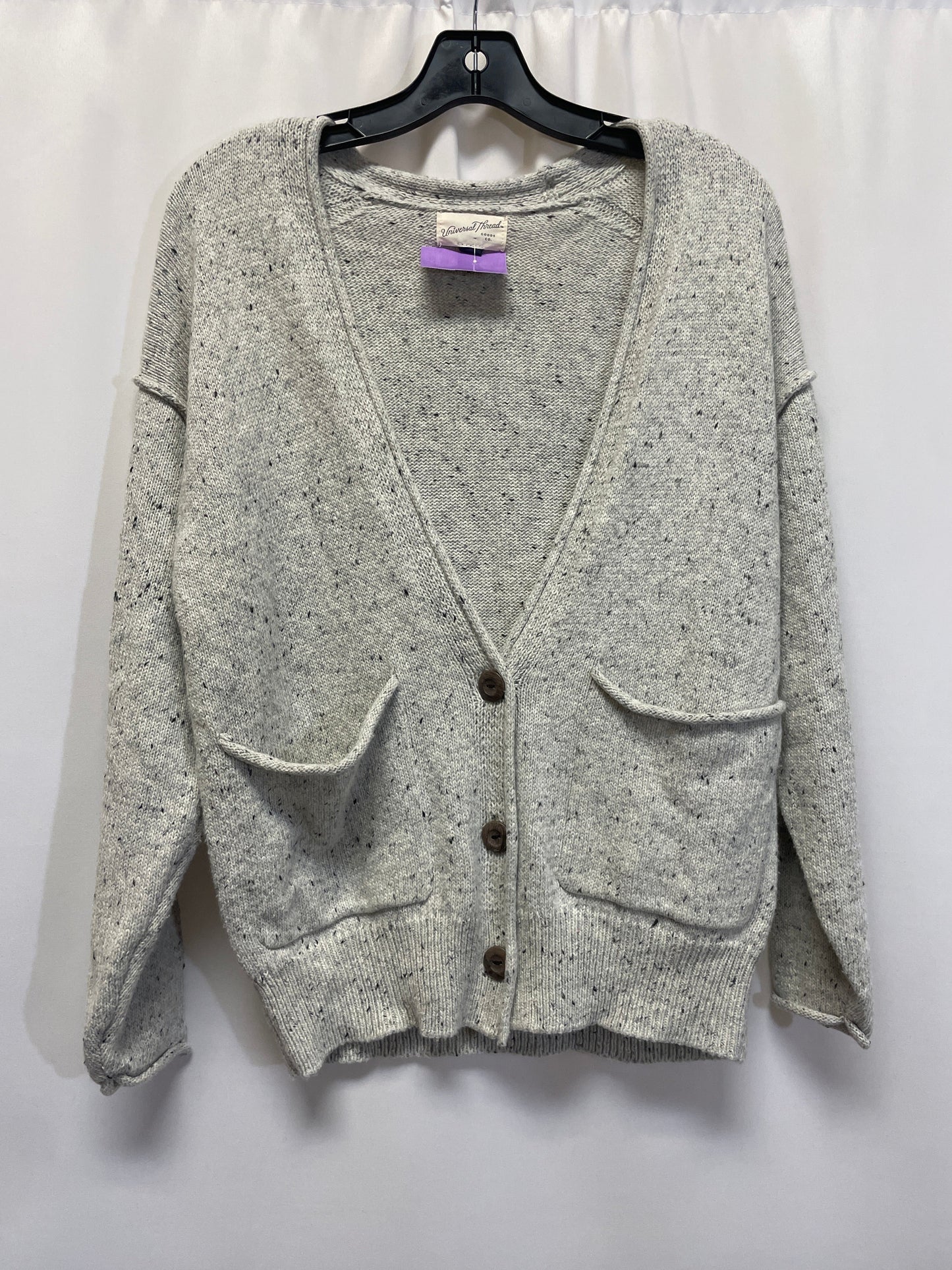 Grey Sweater Cardigan Universal Thread, Size Xs