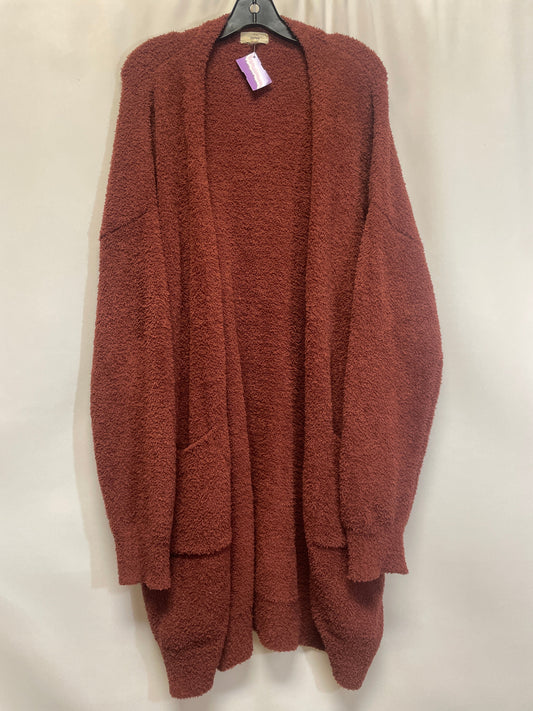 Brown Sweater Cardigan Entro, Size 2x