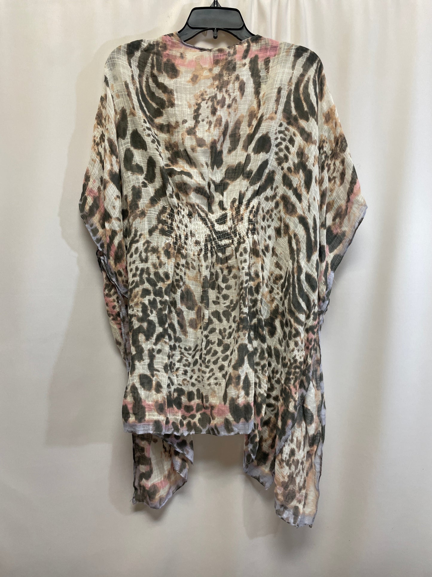 Cardigan By Vince Camuto In Animal Print, Size: Onesize