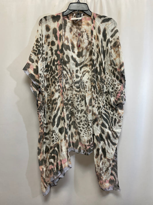 Cardigan By Vince Camuto In Animal Print, Size: Onesize