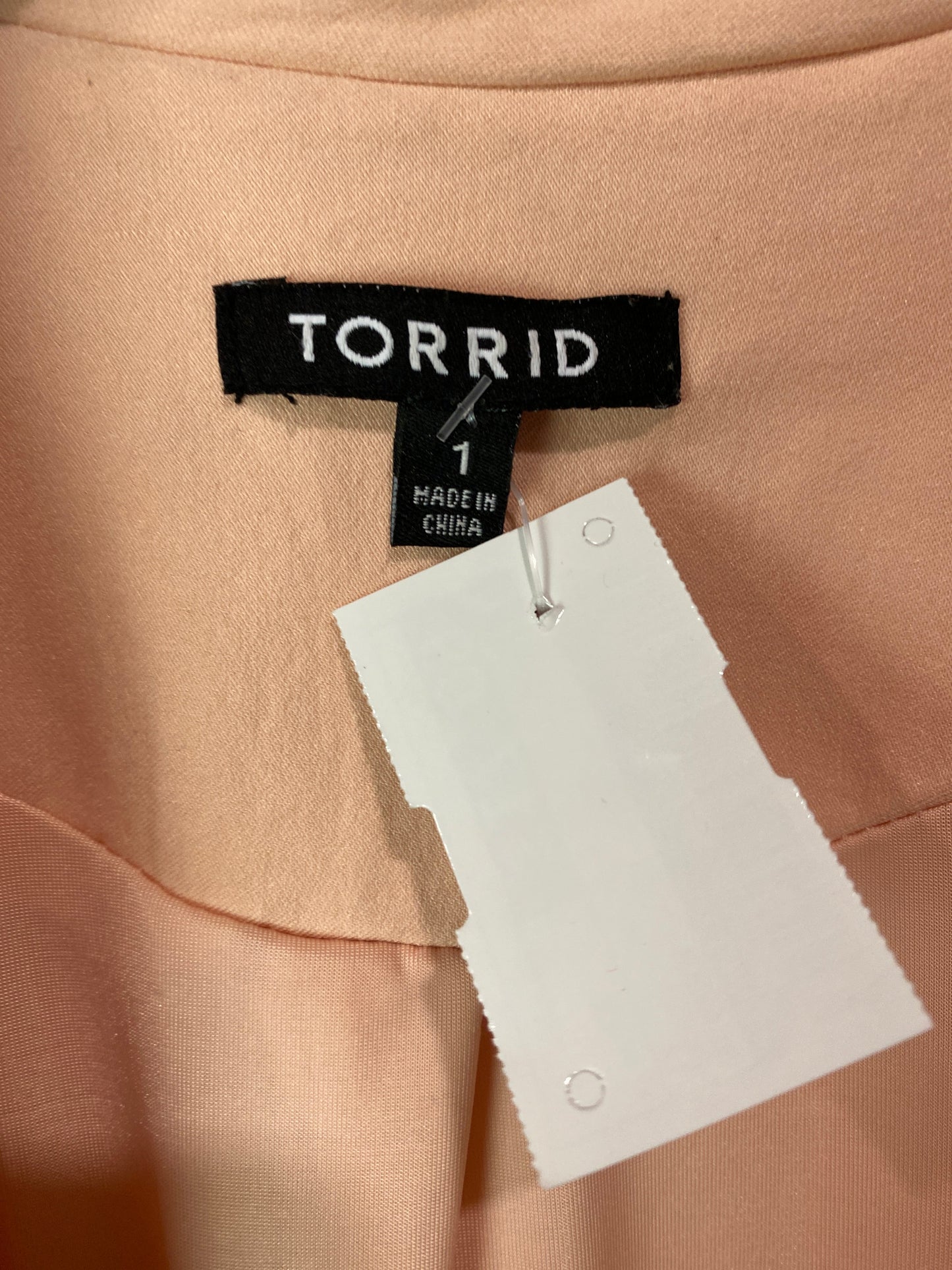 Blazer By Torrid In Peach, Size: 1x