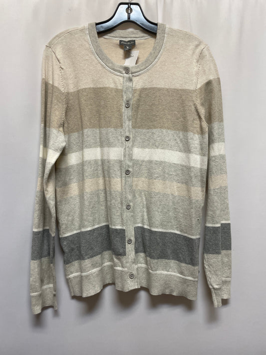 Cardigan By Eddie Bauer In Beige, Size: Xl