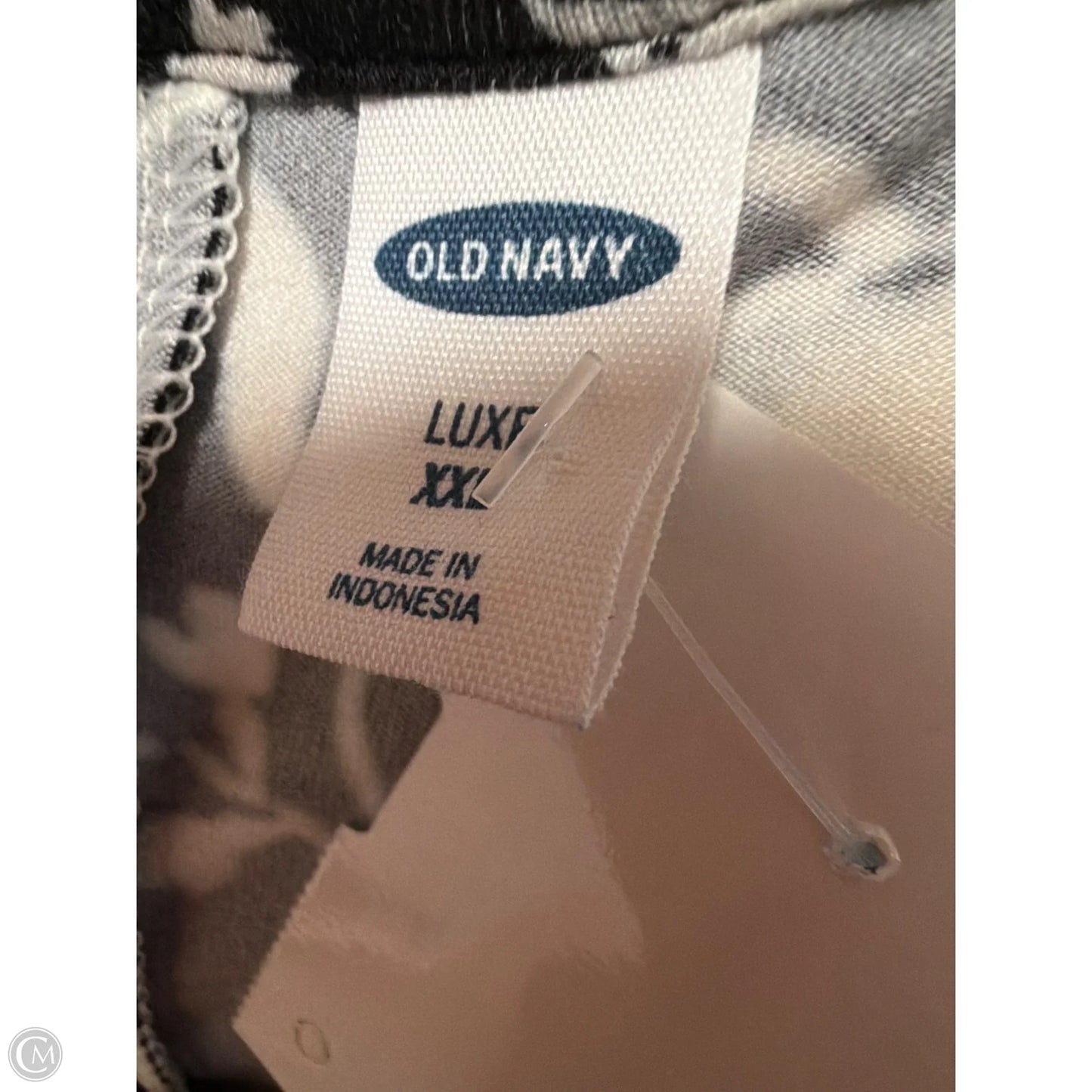 Tank Top By Old Navy In Black & White, Size: Xxl