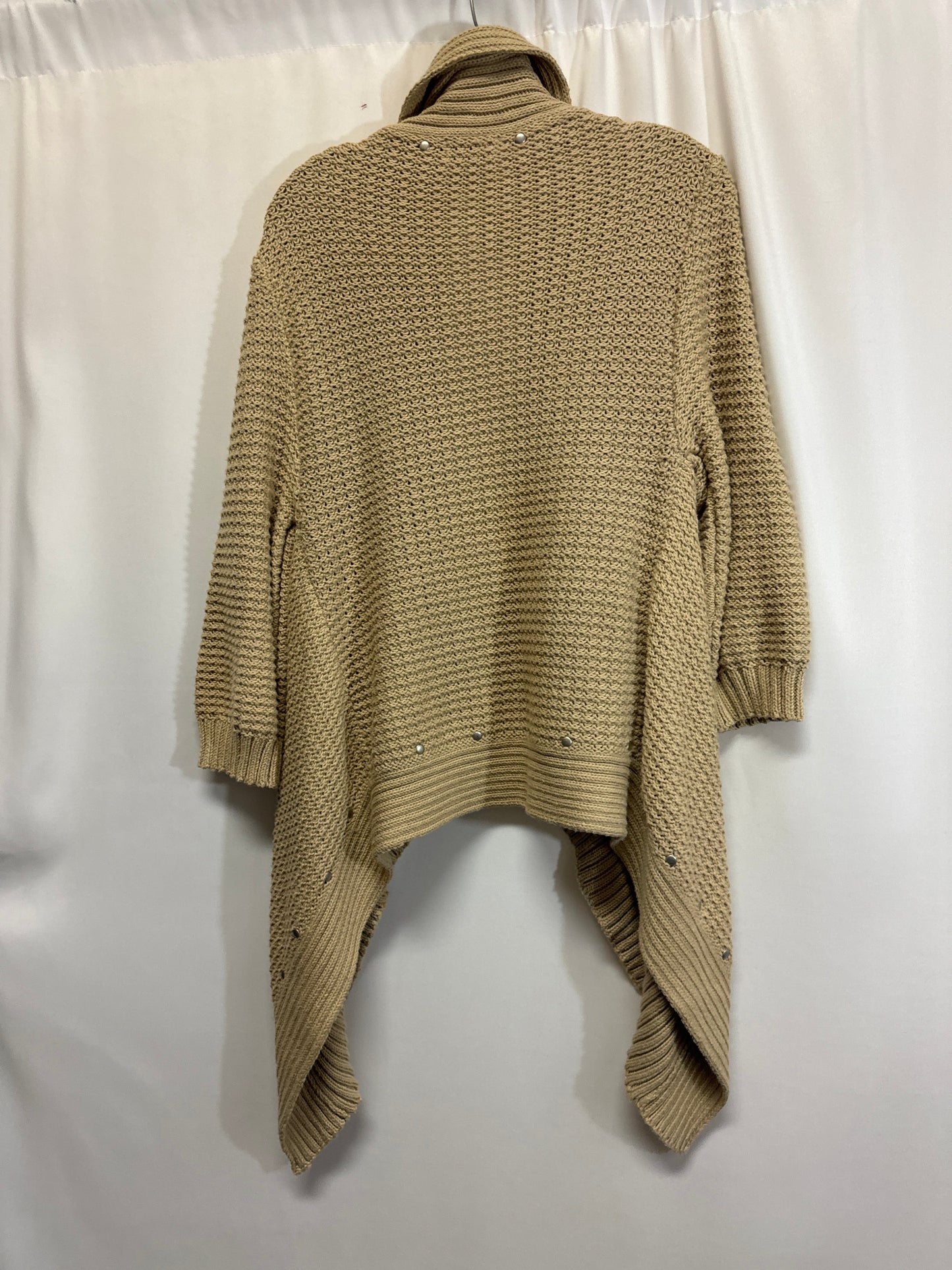 Sweater Cardigan By Peck And Peck In Beige, Size: M