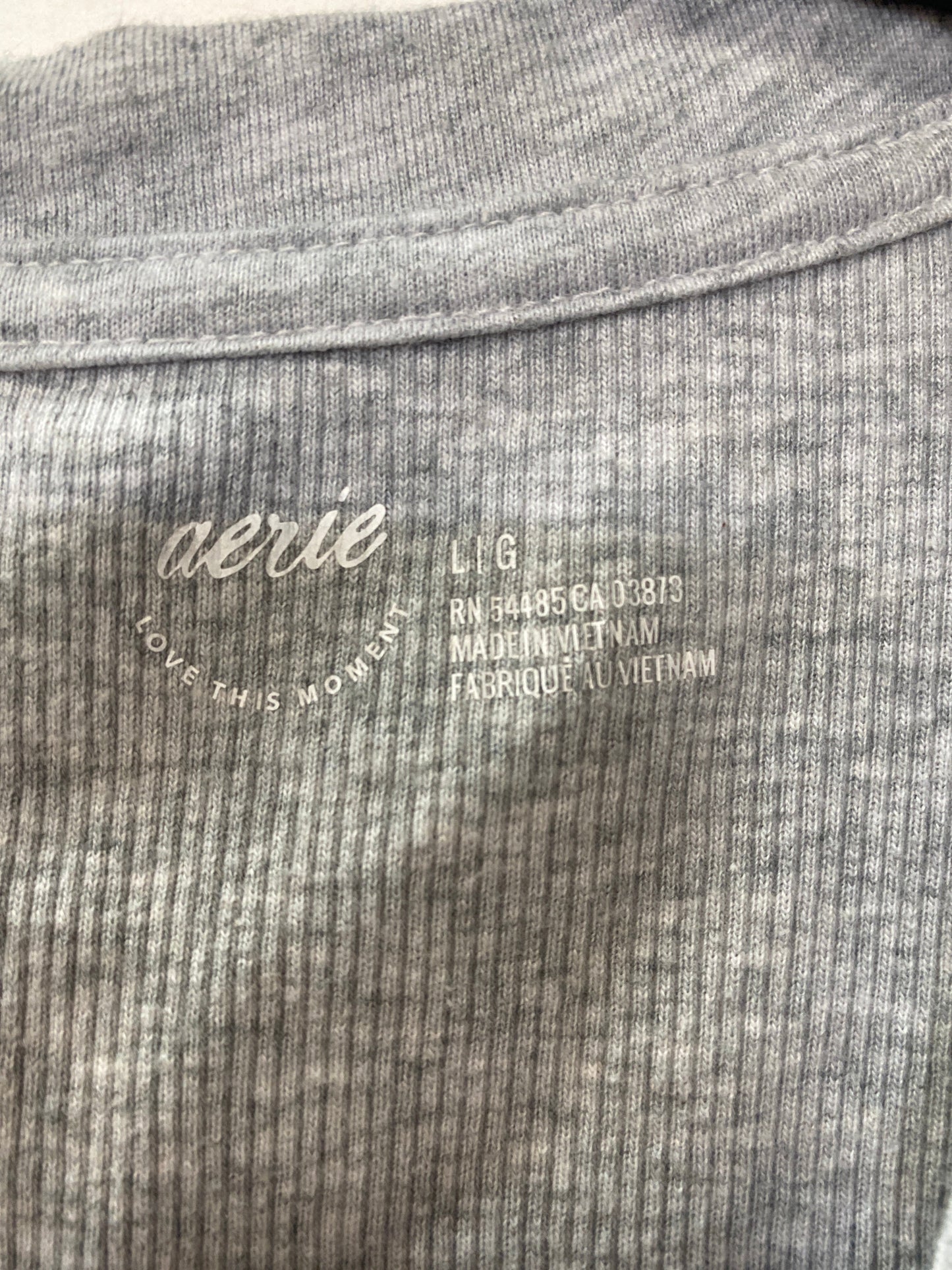 Tank Top By Aerie In Grey, Size: L