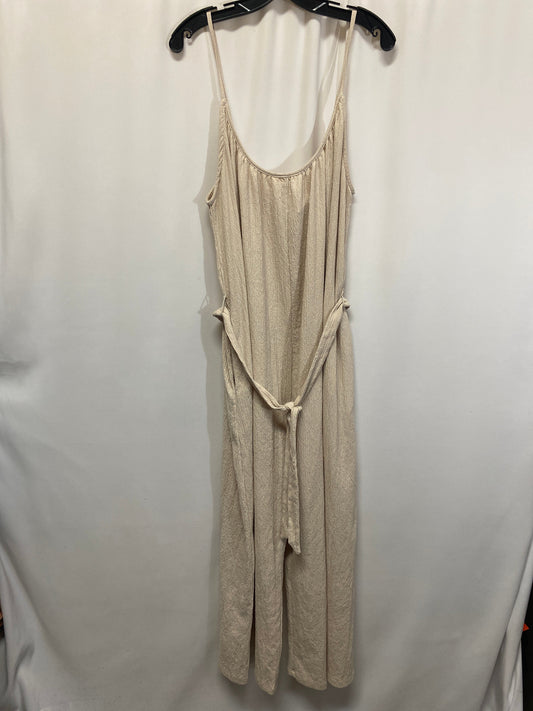 Jumpsuit By H&m In Beige, Size: Xl