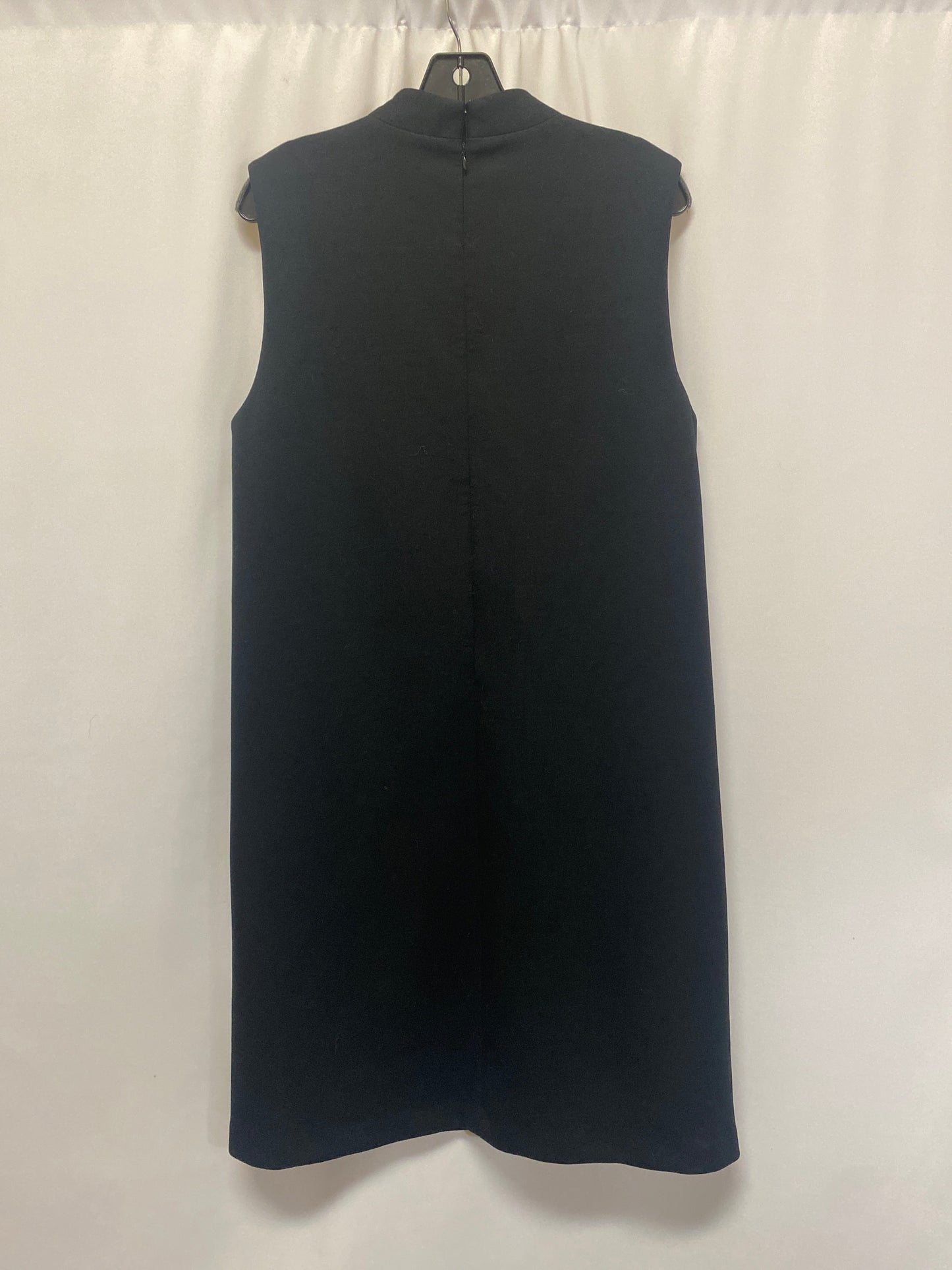 Dress Casual Midi By Ann Taylor In Black, Size: L