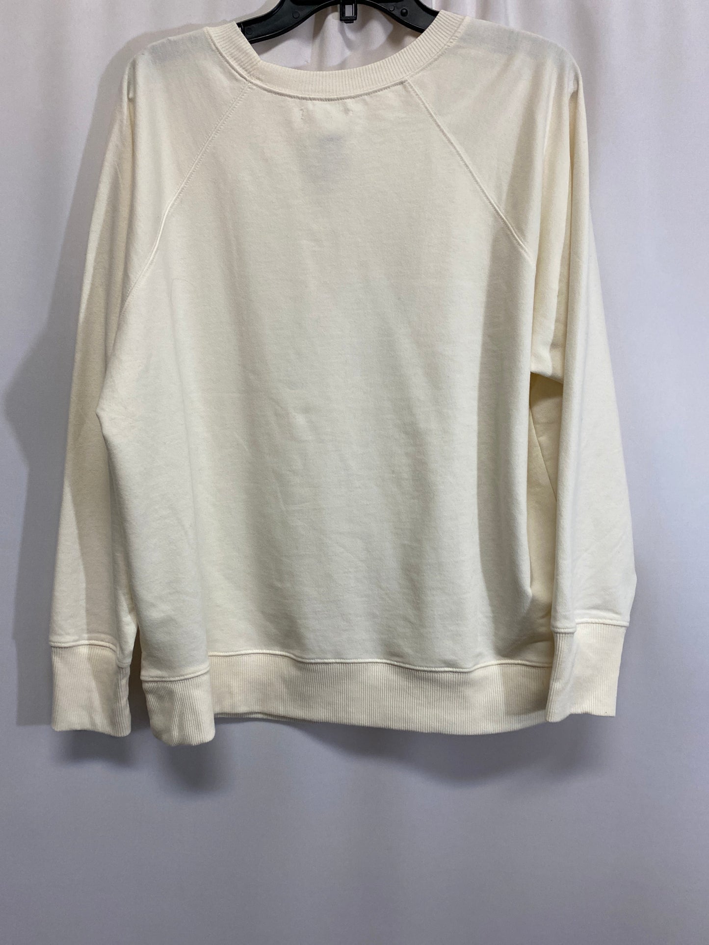 Top Long Sleeve By Maurices In Cream, Size: L