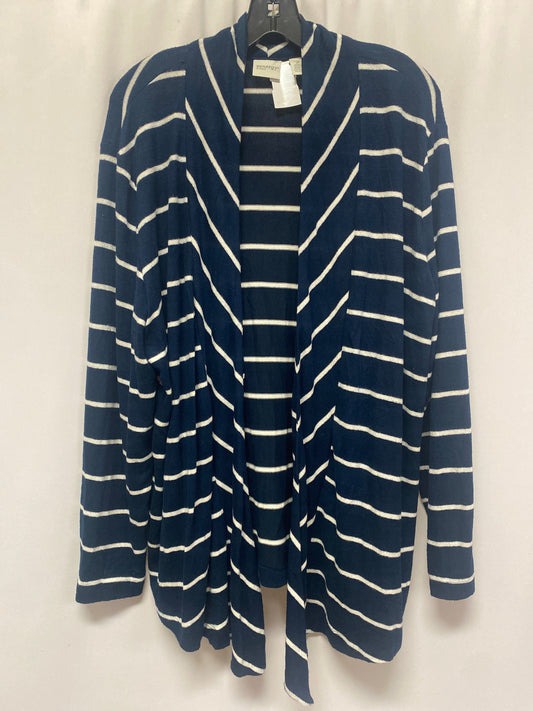 Cardigan By Chicos In Blue, Size: L