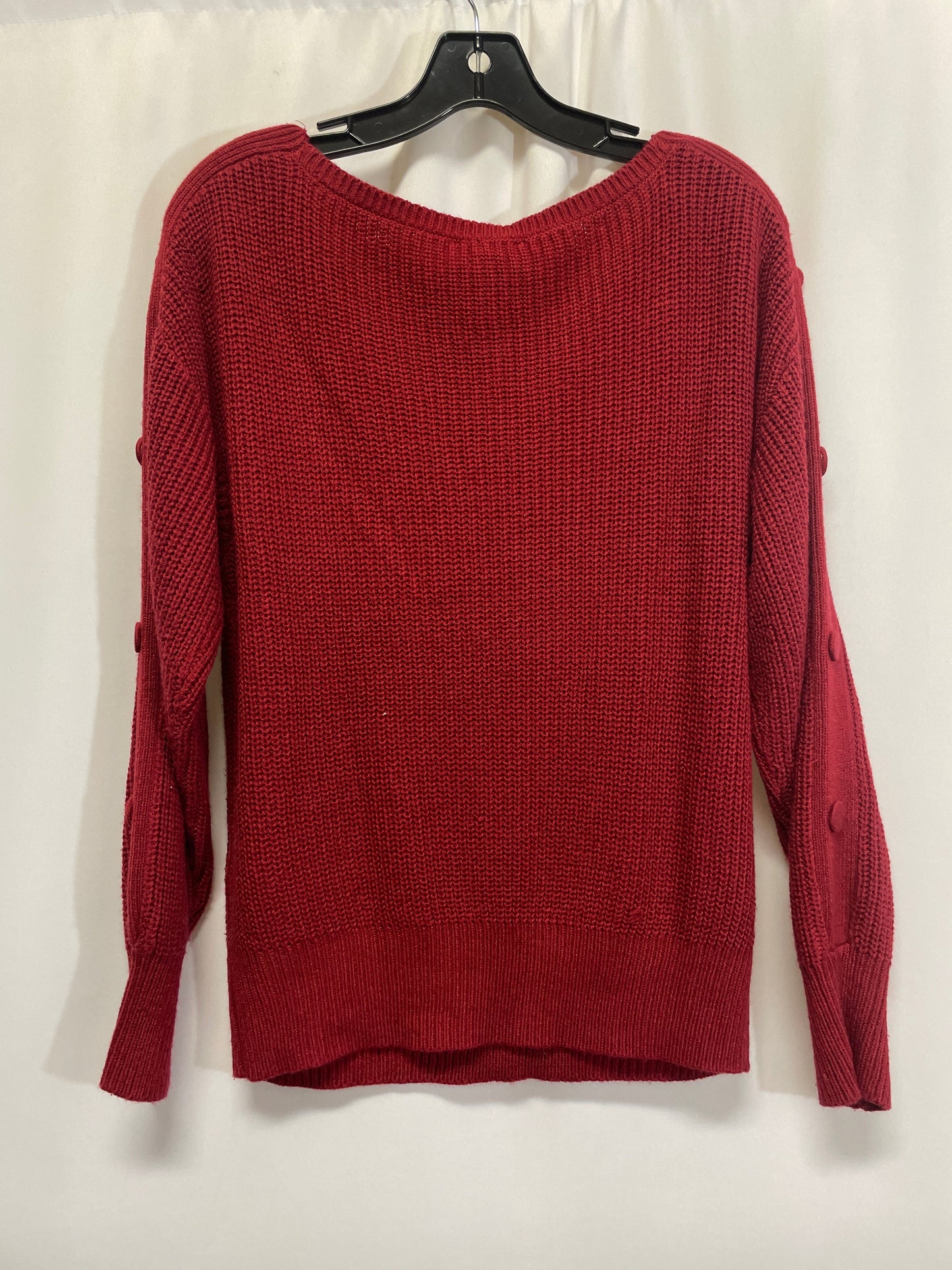 Sweater By Jessica Simpson In Red, Size: L