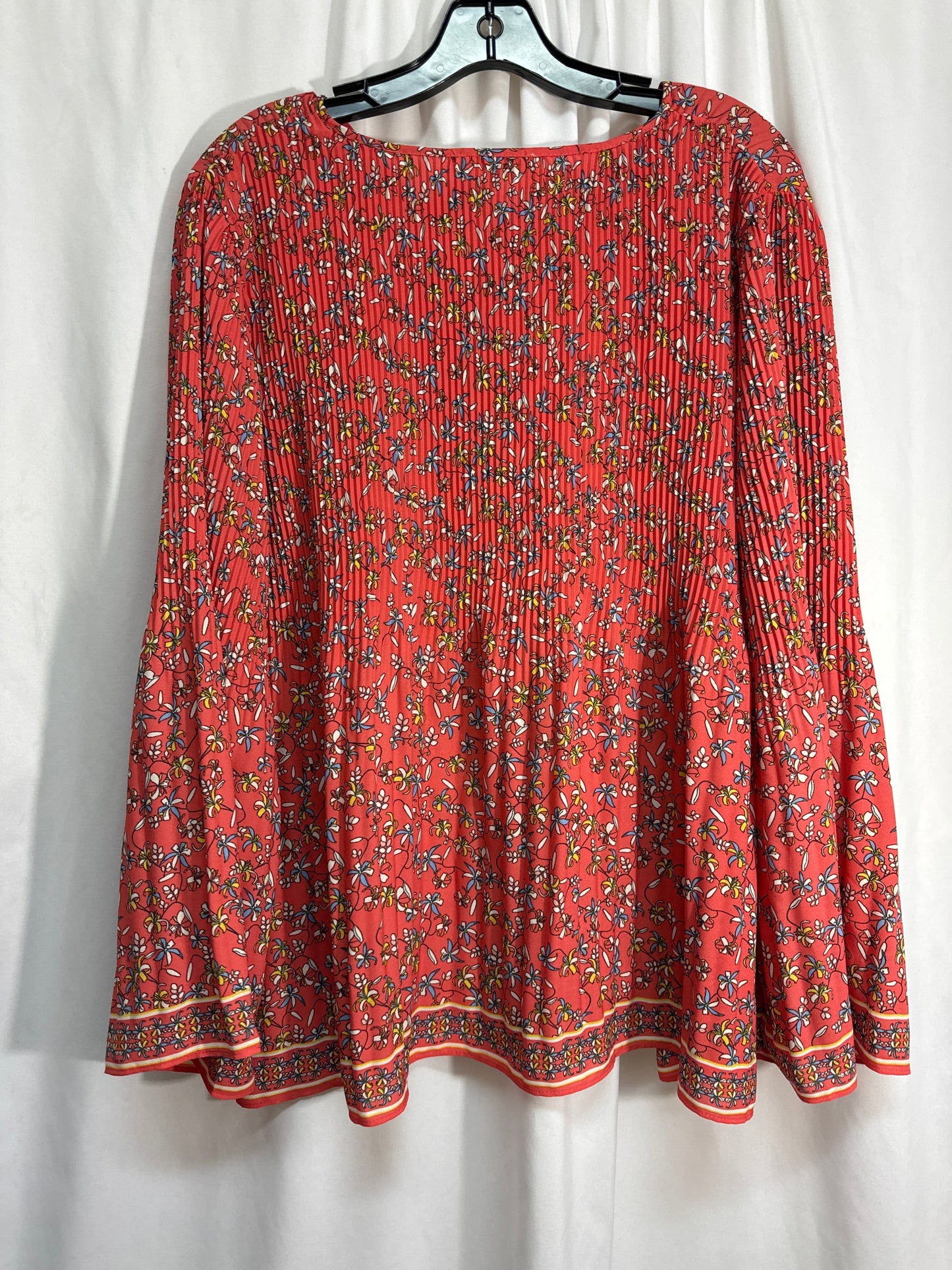 Top Long Sleeve By Max Studio In Red, Size: Xl