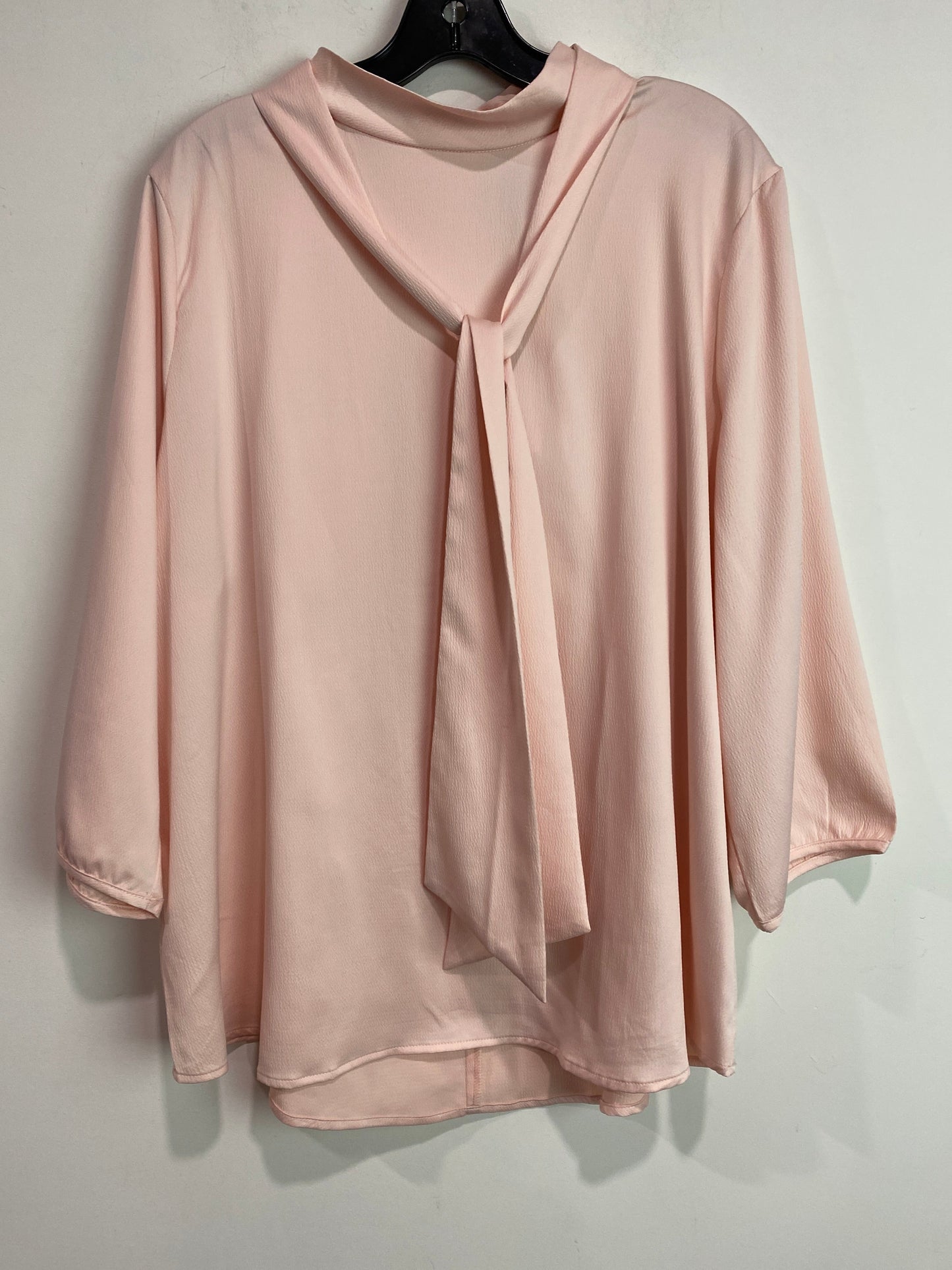 Top Long Sleeve By Chicos In Peach, Size: Xl