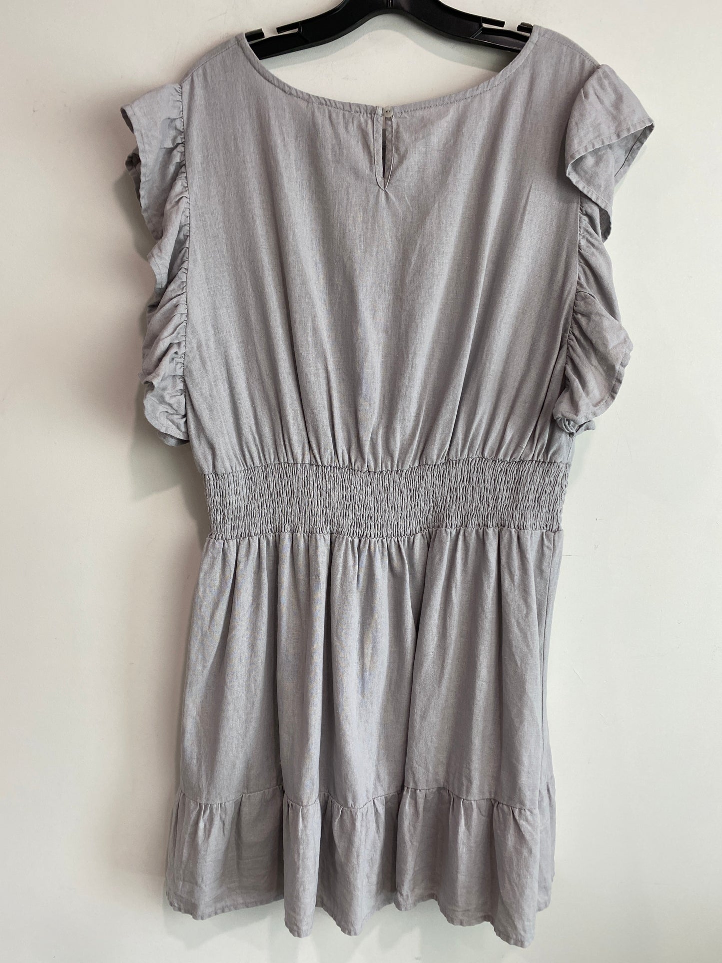 Dress Casual Midi By Nicole By Nicole Miller In Grey, Size: L