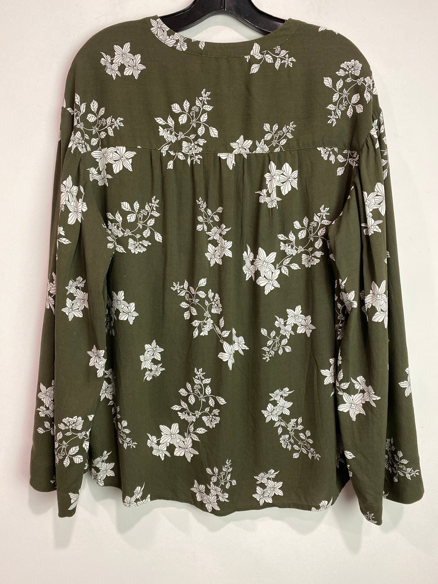 Top Long Sleeve By Jessica Simpson In Green, Size: S