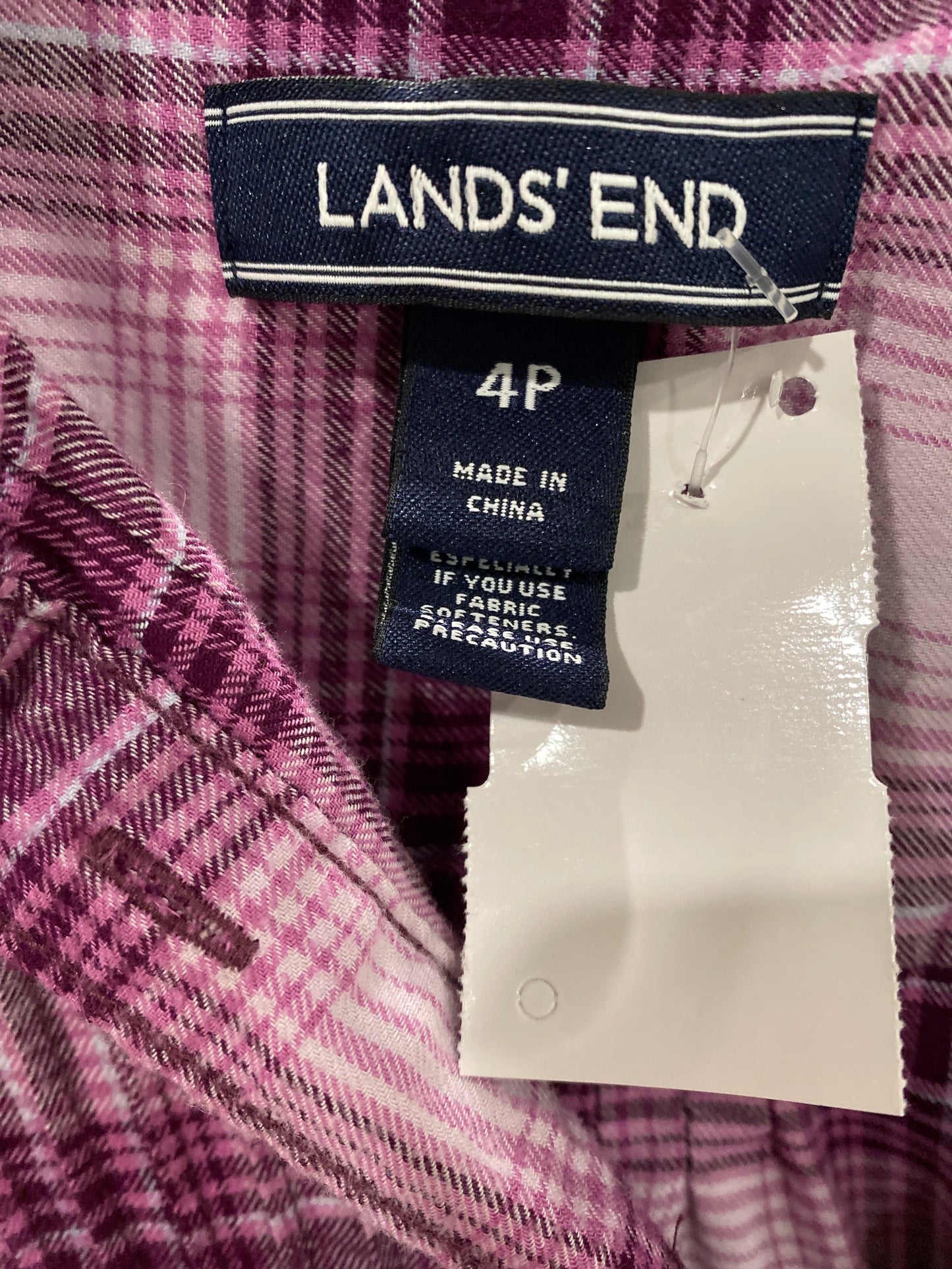 Top Long Sleeve By Lands End In Purple, Size: Sp