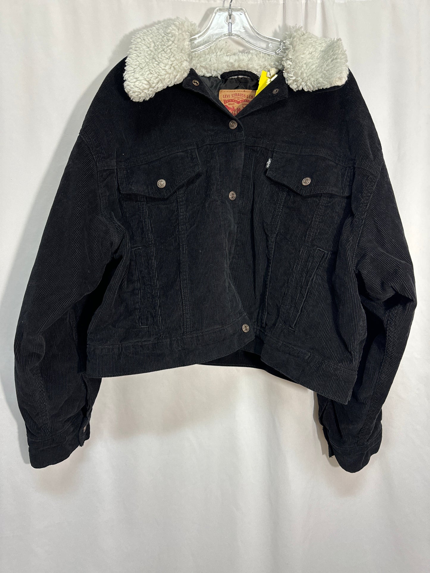 Jacket Moto By Levis In Black, Size: Xl