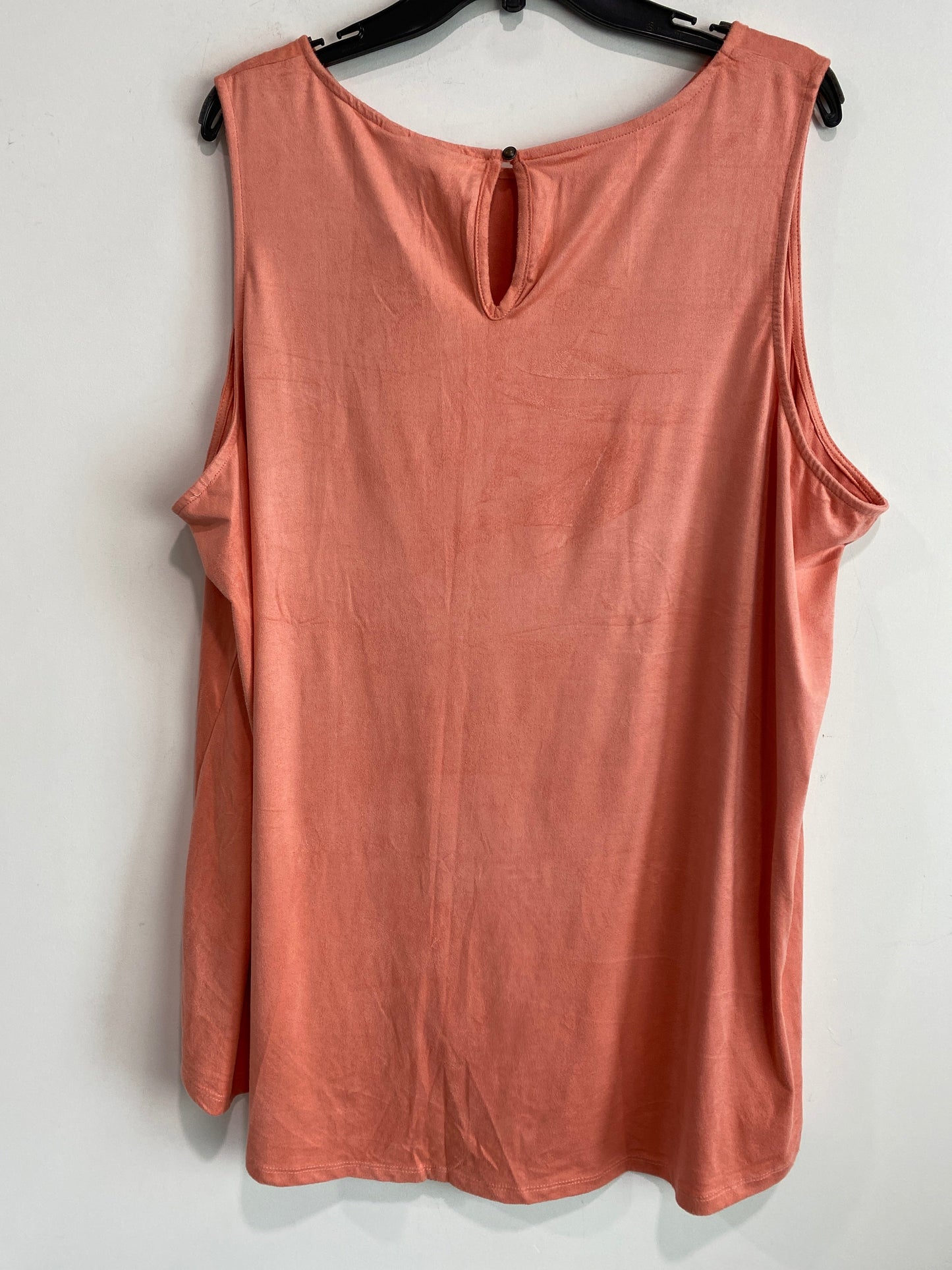 Tank Top By Cato In Peach, Size: 4x