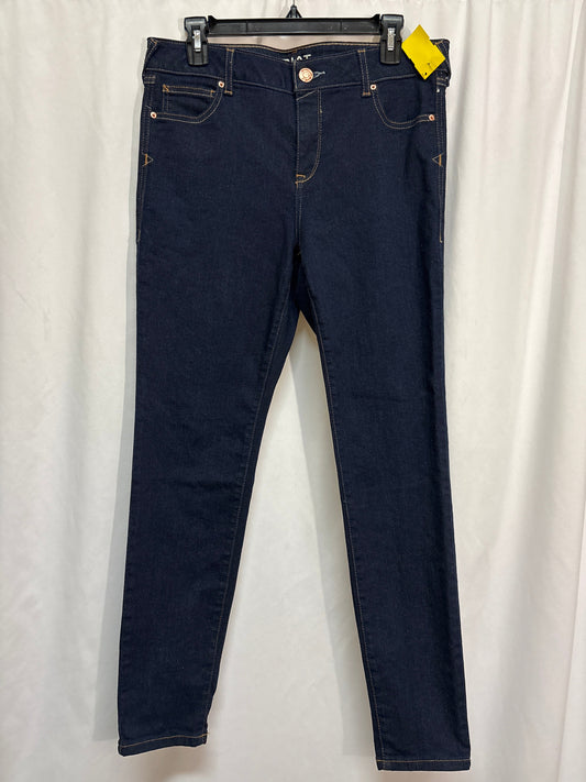 Jeans Skinny By Ariat In Blue Denim, Size: 12