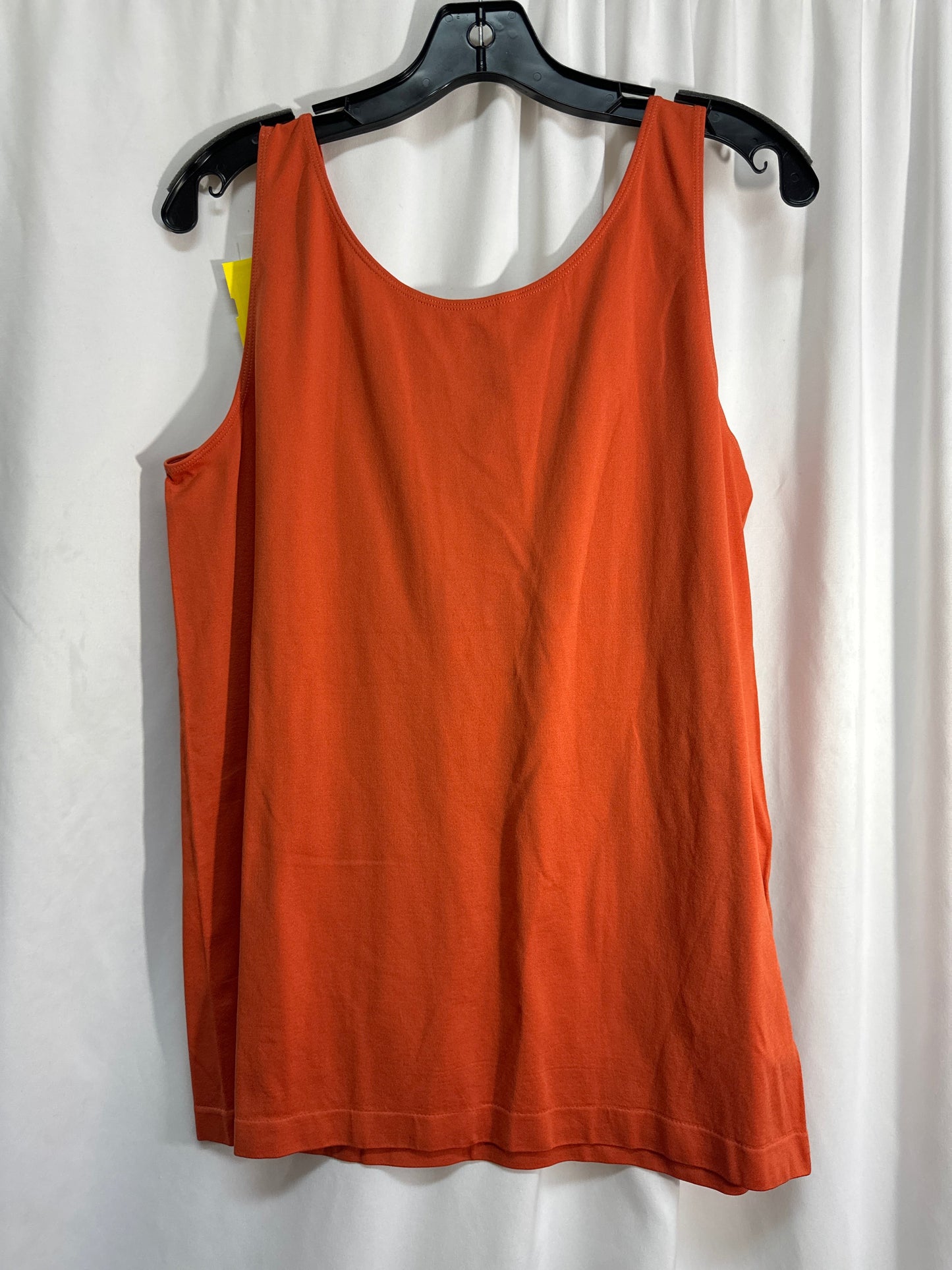 Tank Top By Cato In Orange, Size: 3x