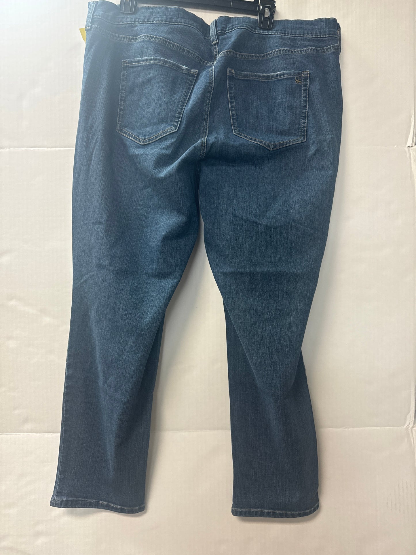 Jeans Straight By Jessica Simpson In Blue Denim, Size: 18