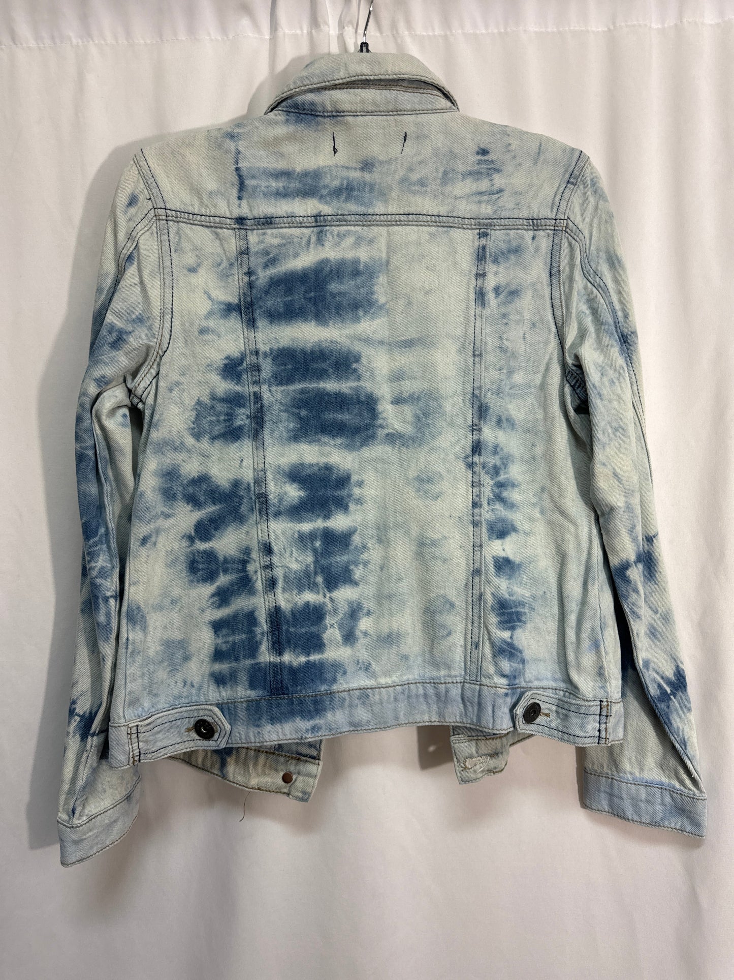 Jacket Denim By Suzanne Betro In Blue Denim, Size: M