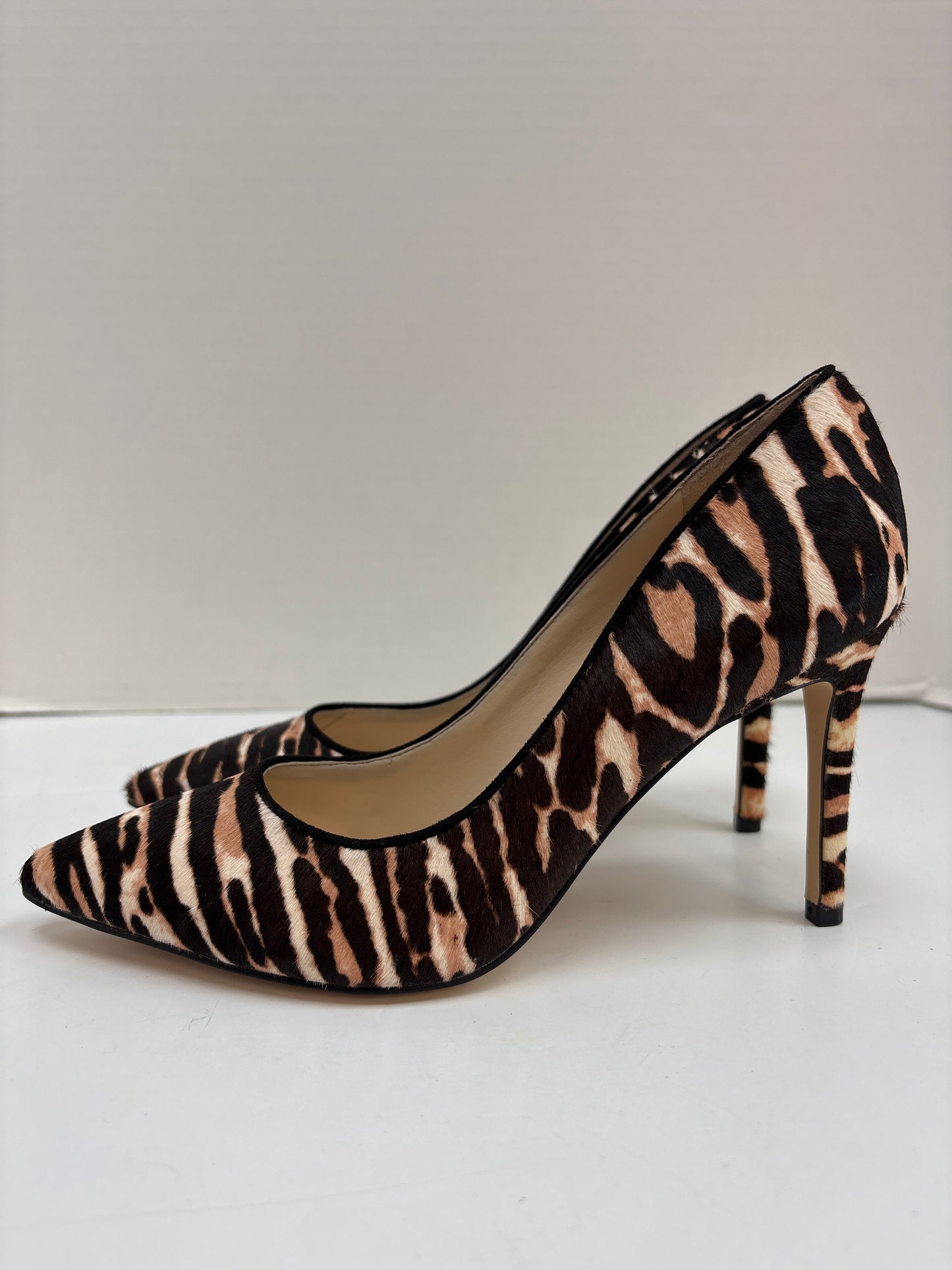 Shoes Heels Stiletto By Nine West In Animal Print, Size: 7