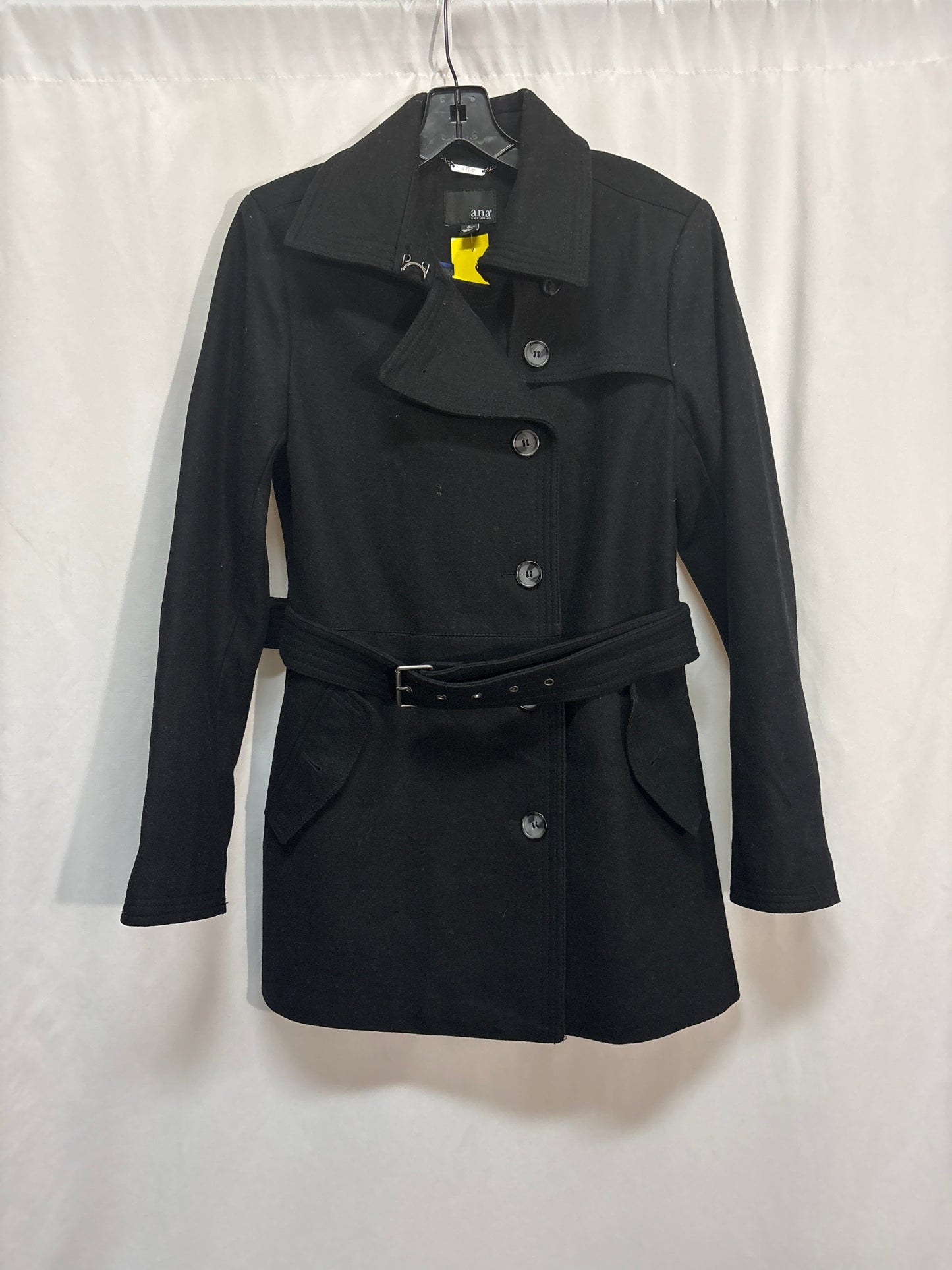 Coat Wool By Ana In Black, Size: M