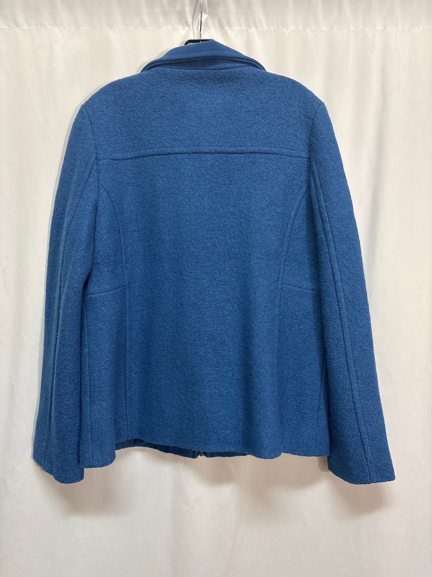 Coat Wool By Lands End In Blue, Size: L