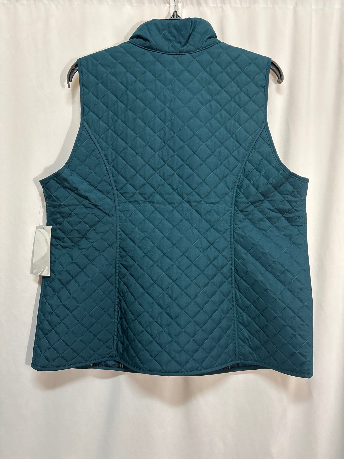 Vest Puffer & Quilted By Chicos In Green, Size: L