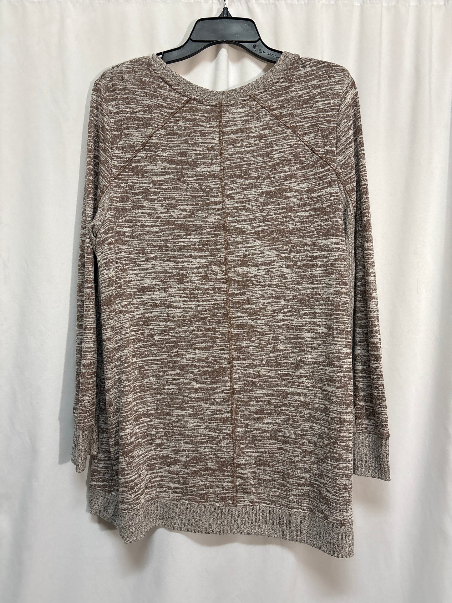 Top Long Sleeve By Chicos In Brown, Size: L