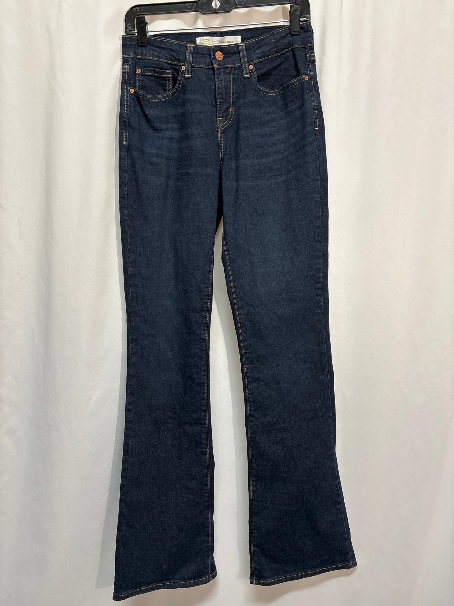 Jeans Boot Cut By Levis In Blue Denim, Size: 4l