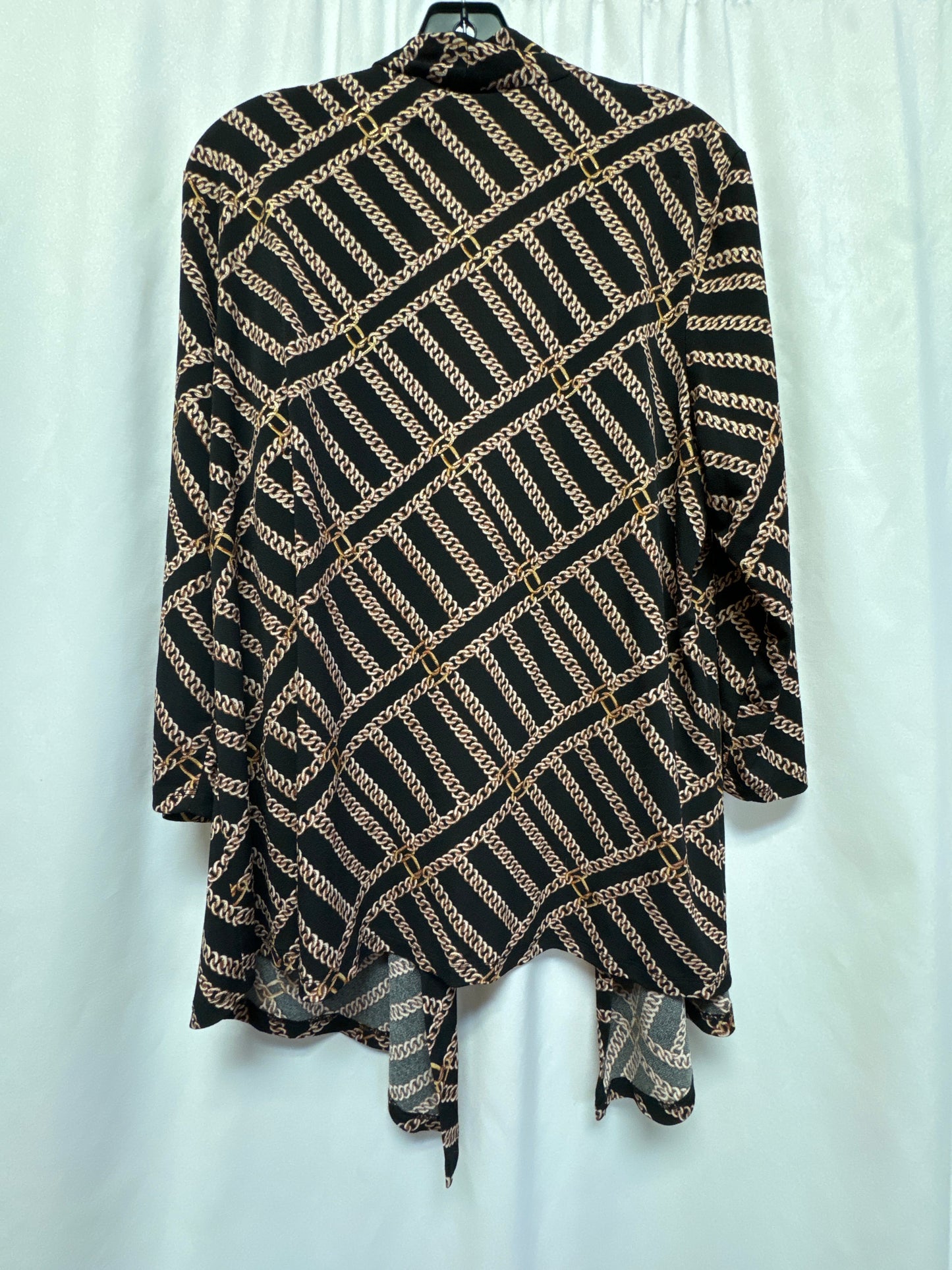 Cardigan By Kasper In Black, Size: Xl