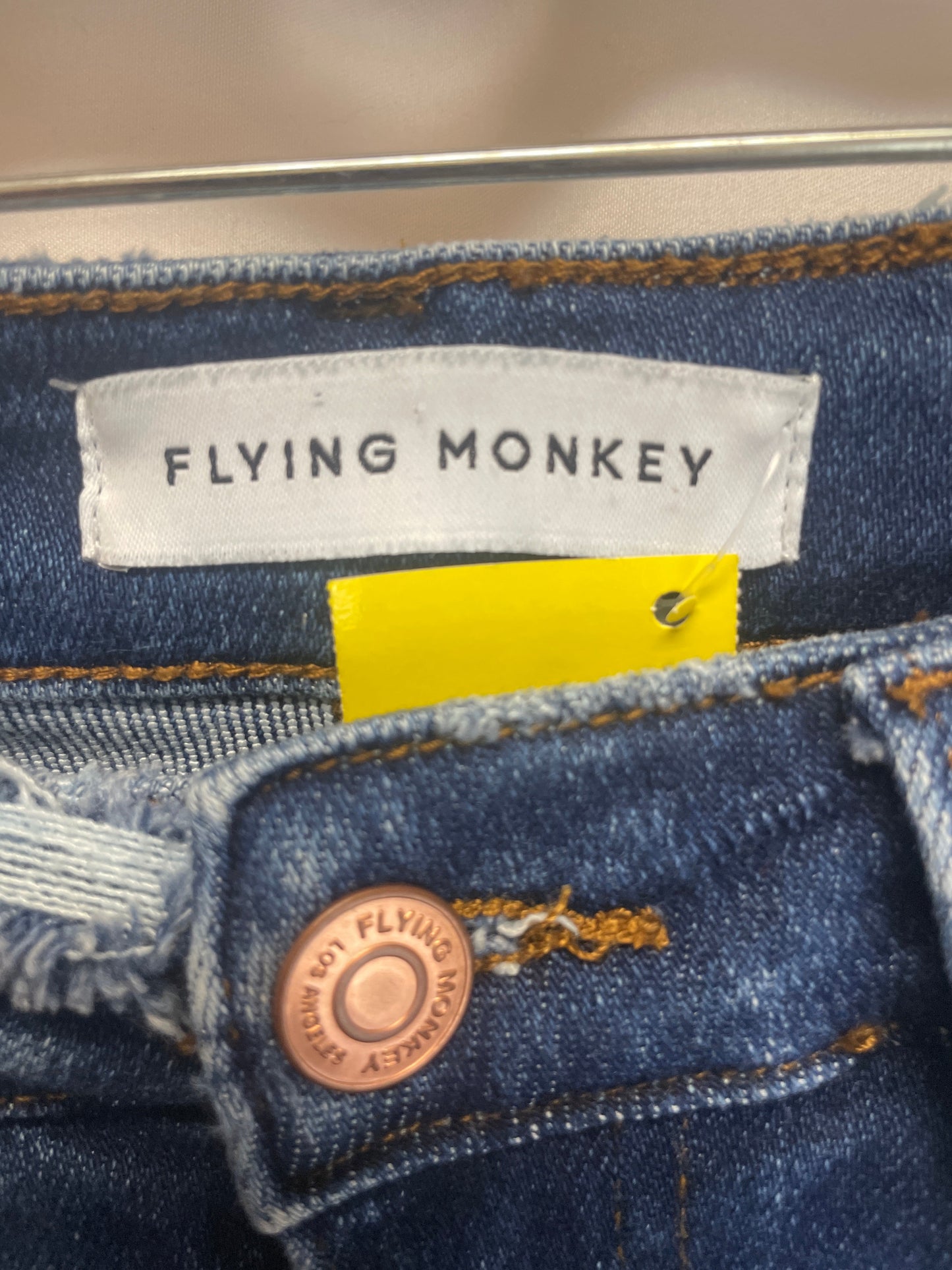 Jeans Straight By Flying Monkey In Blue Denim, Size: 6