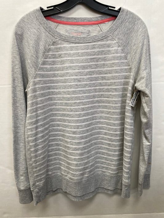 Top Long Sleeve By Sonoma In Grey, Size: M