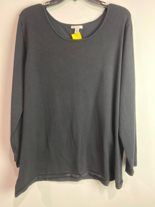 Sweater By Cato In Black, Size: 3x