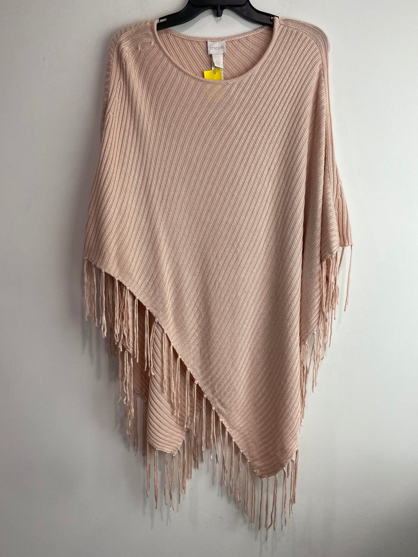 Poncho By Chicos In Peach, Size: Osfm