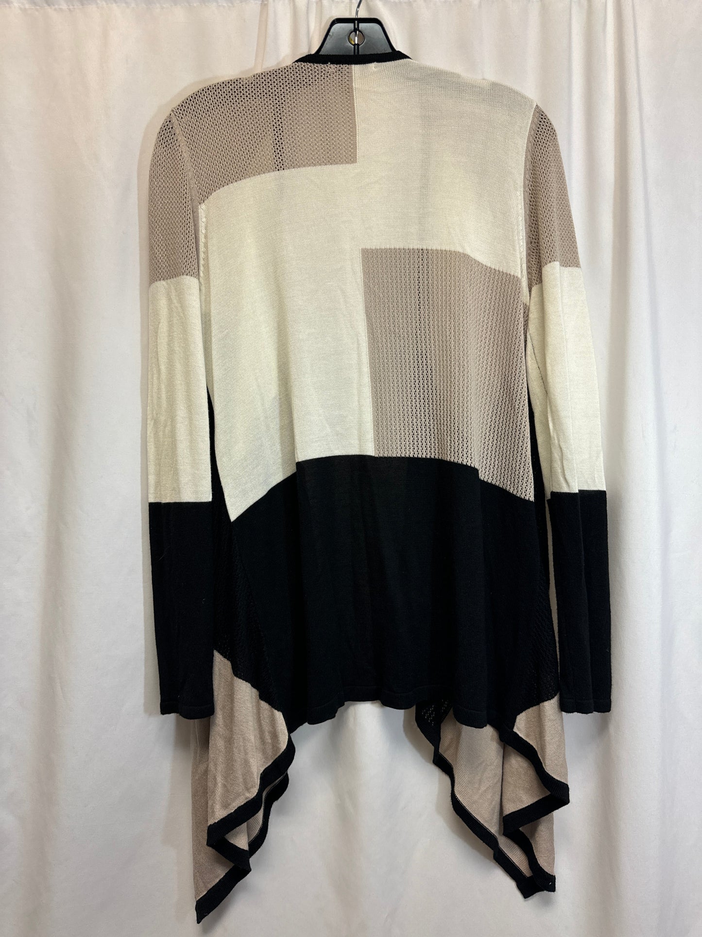 Cardigan By Cato In Black & White, Size: L