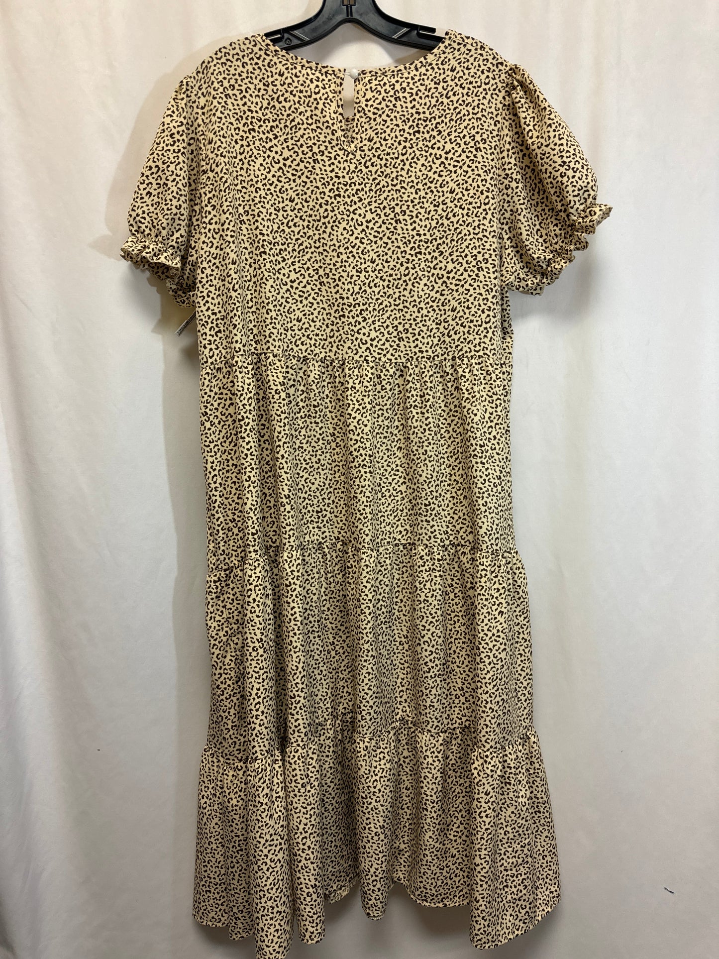 Dress Casual Maxi By Shein In Animal Print, Size: 2x