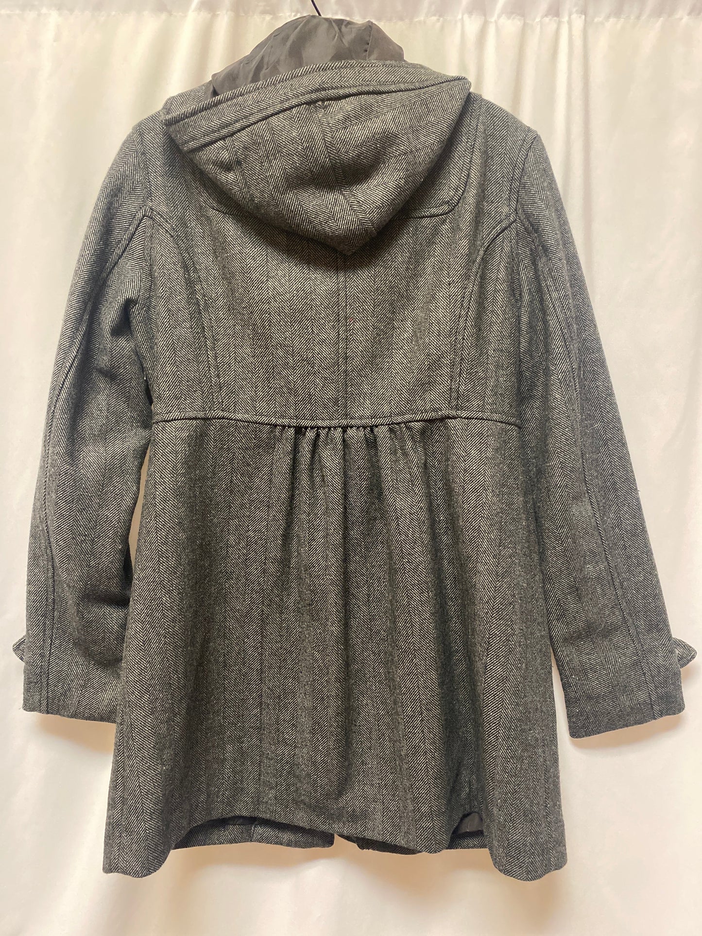 Coat Peacoat By H&m In Grey, Size: M