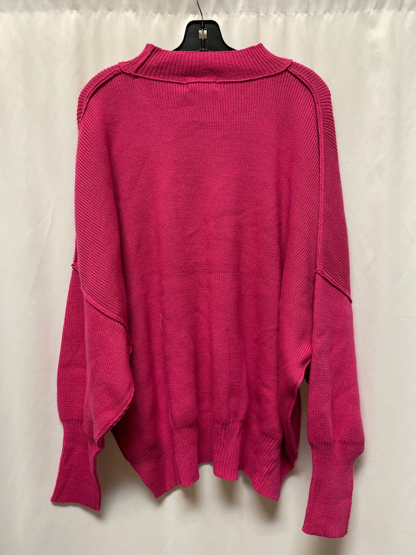 Sweater By Zenana Outfitters In Pink, Size: S