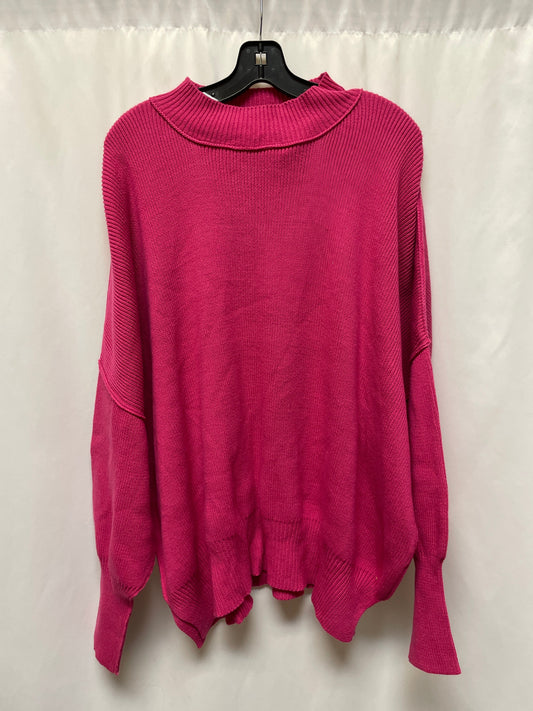 Sweater By Zenana Outfitters In Pink, Size: S